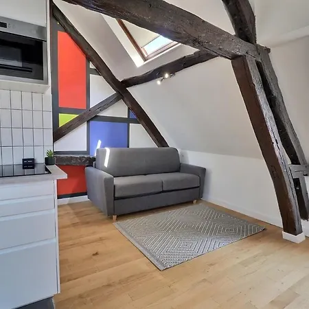 アパート Le Studio De Mondrian - 4 - Equipe Avec Climatisation Dans Le Vieux - Fac - Mon Groom *